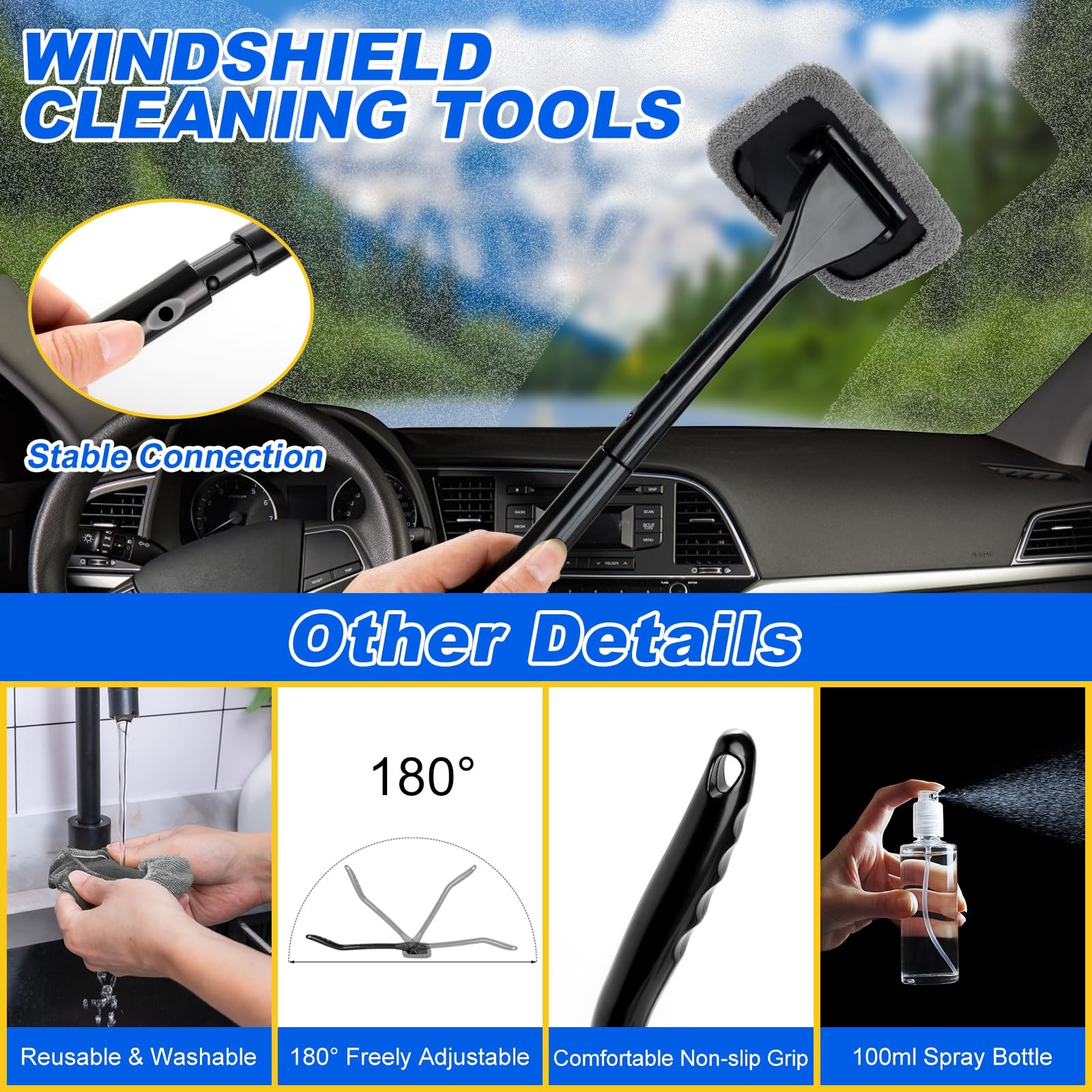 27pcs Car Detailing Brush Set Car Detailing Kit Auto Detailing Drill Brush Set C