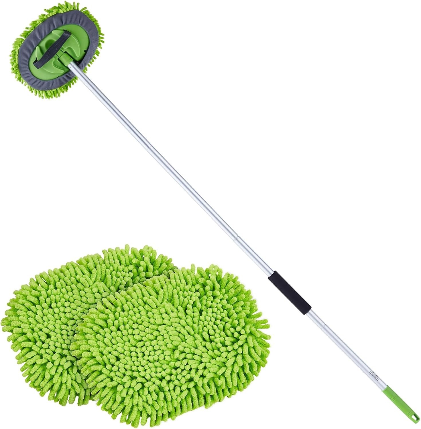62″ Car Wash Brush with Long Handle Soft Bristle Car Cleaning Brush for Washing