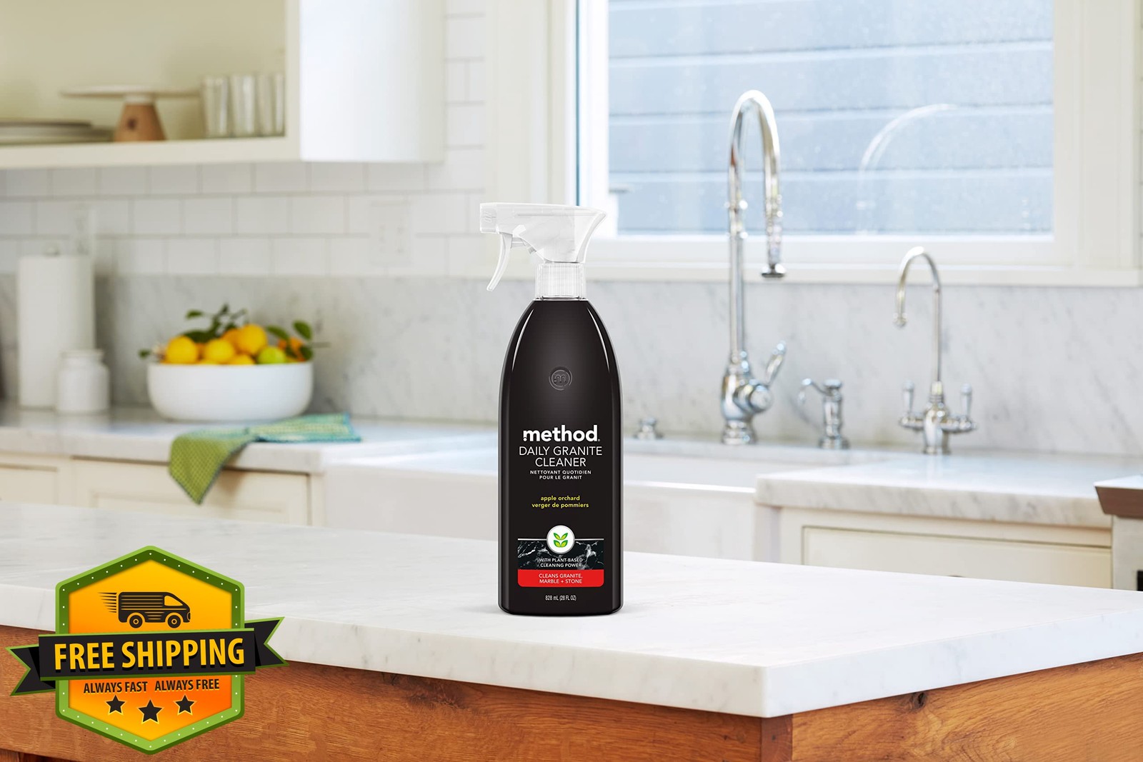 Method Granite Cleaner Apple Orchard 28oz Pack of 4