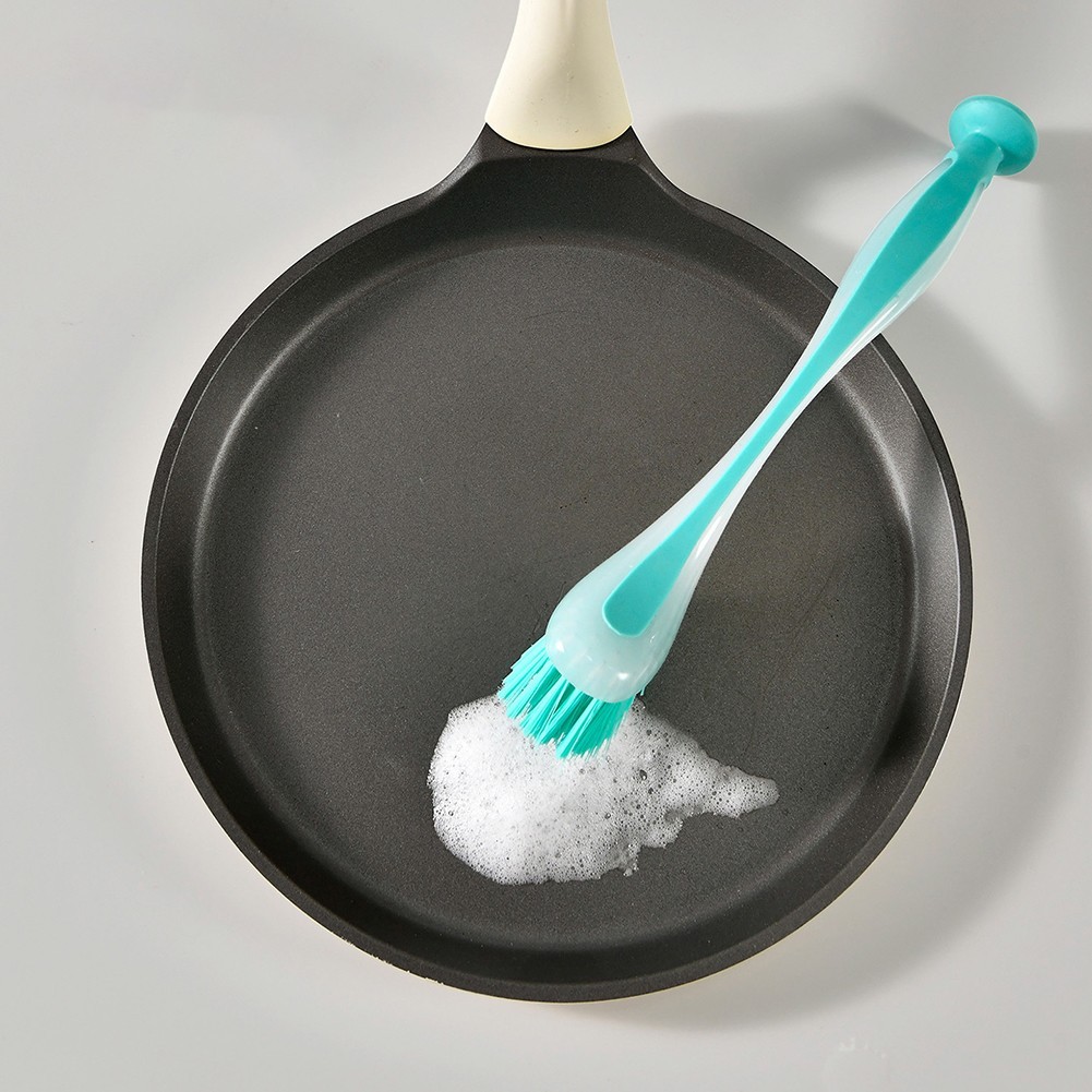 2Pcs Kitchen Pot Brush Set for Heavy Duty Dish and Sink Cleaning 9.84 Inch