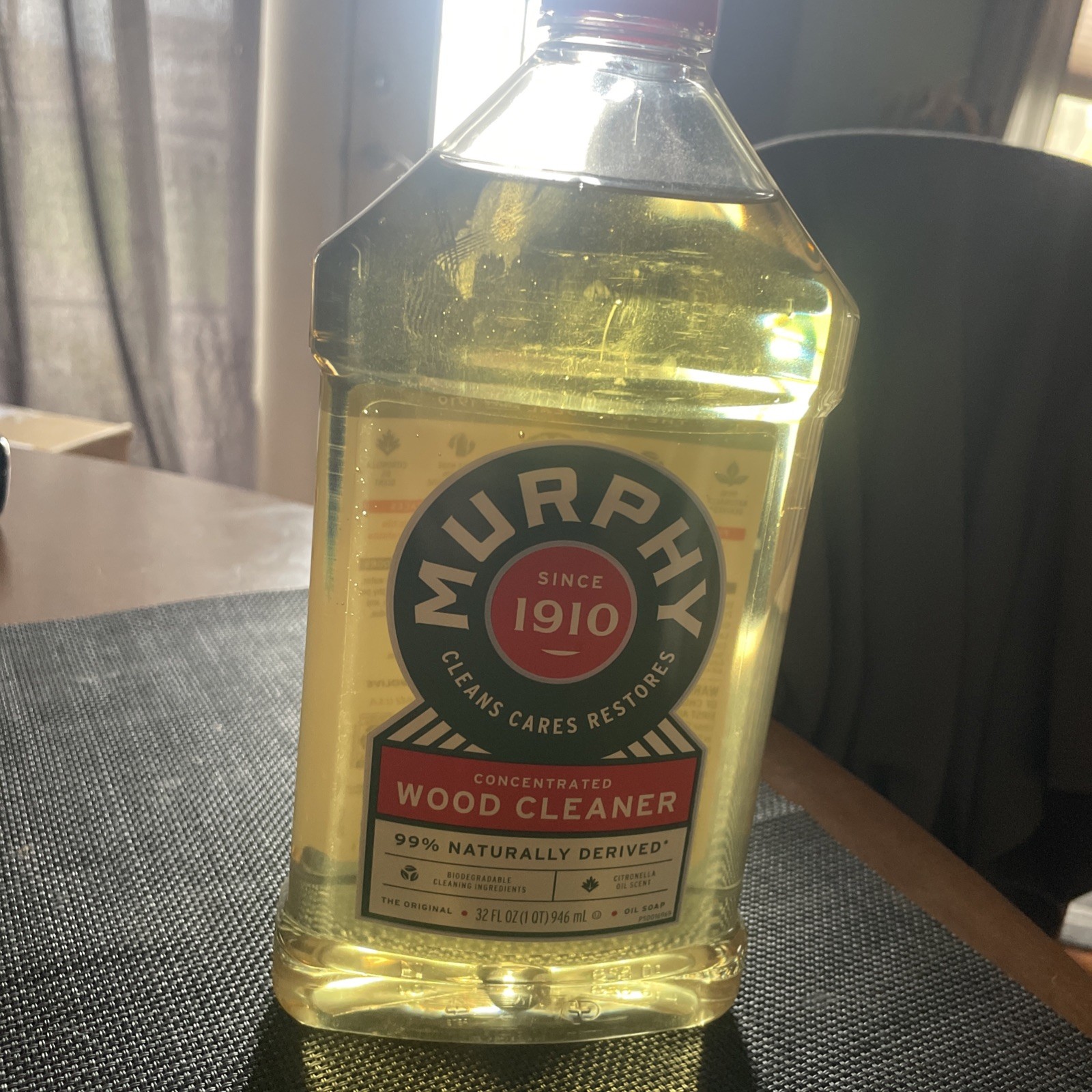 Murphy Oil Soap Wood Cleaner Original 32 Fluid Ounce NEW 32oz Sealed 🇺🇸