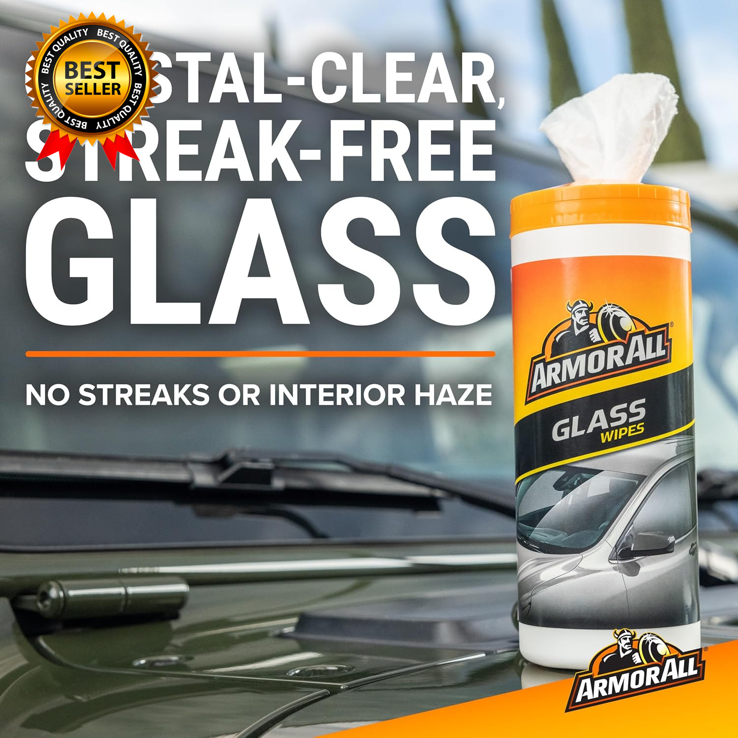Protectant, Glass and Cleaning Wipes Wipes for Car Interior and Car Exterior
