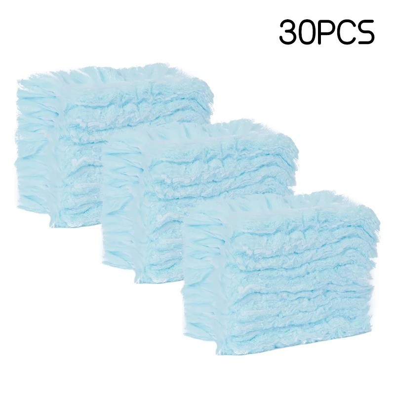 30/50 pcs Duster Refills Disposable Duster Refills Compatible for Swiffer (Blue)
