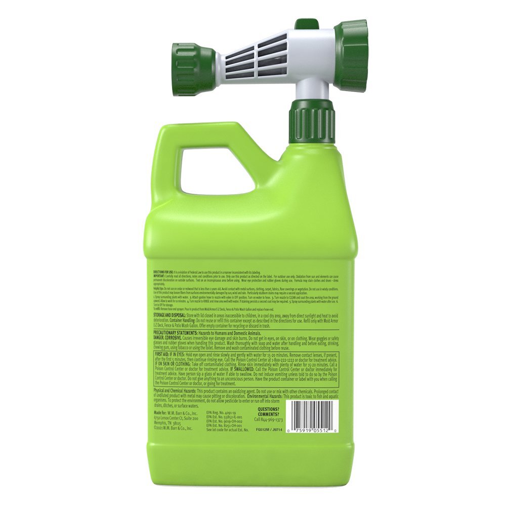 Mold Armor E-Z Deck Wash for Wood Surfaces, Composite Deck & Fence, 64 Oz