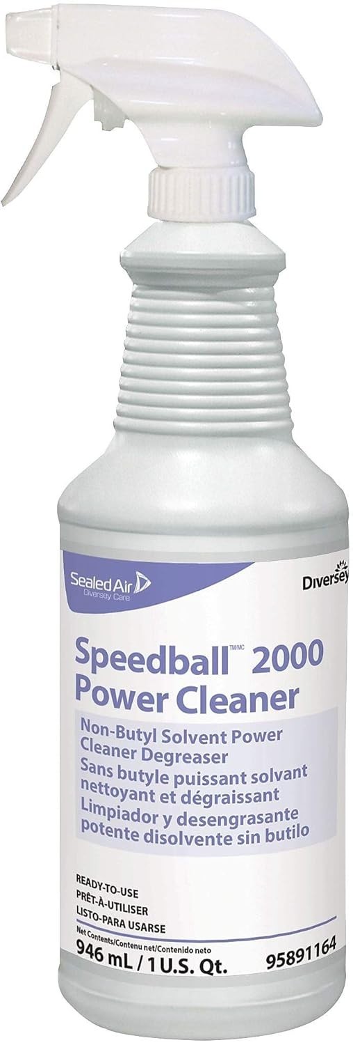 Speedball RTU Power Cleaner & Degreaser 32oz – Heavy-Duty, Lemon Scent, Purple