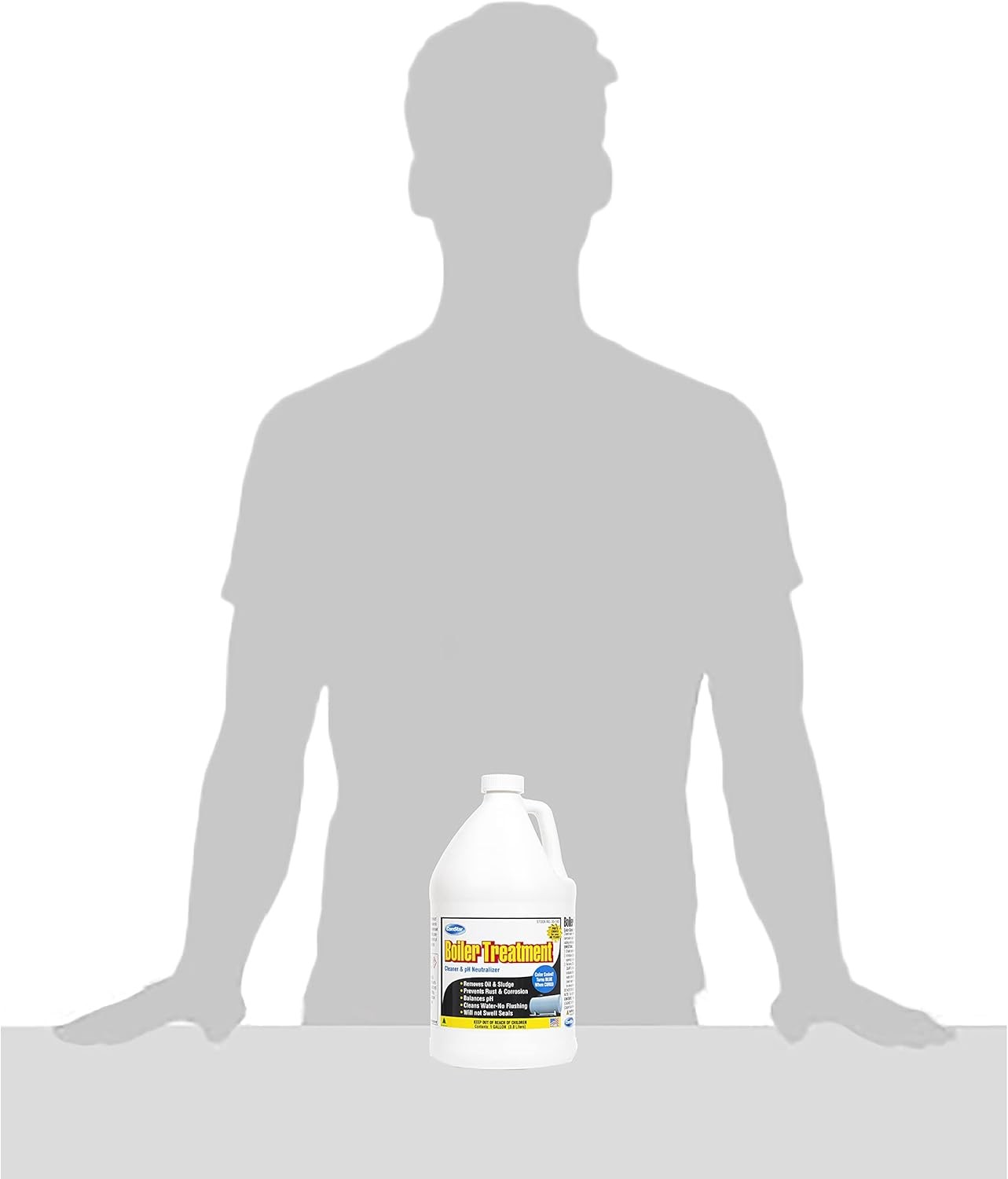 ComStar Boiler Treatment 1 Gal Boiler Water Cleaner & pH Neutralizer