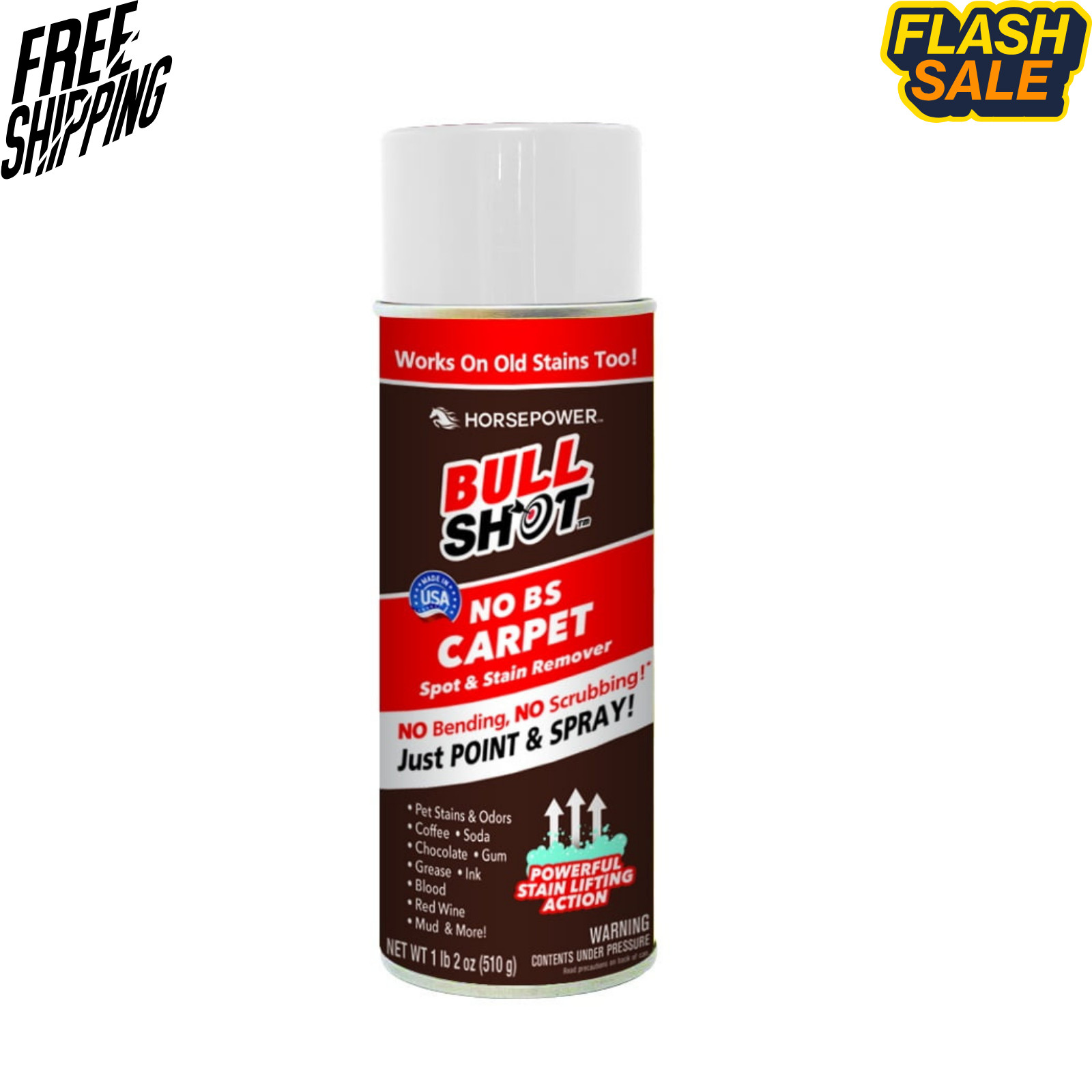 Horsepower Bull Shot Spot and Stain Remover Multi-Surface Cleaner