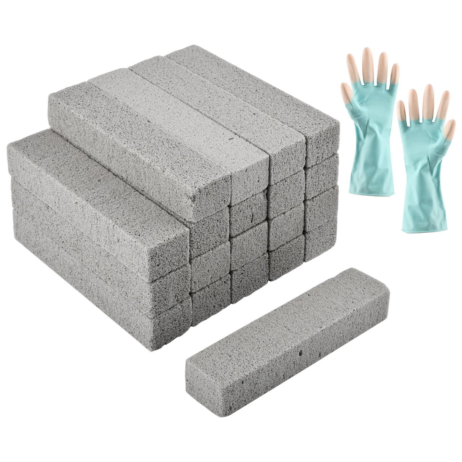 20 Pack Pumice Stone Toilet Bowl Cleaner for Bathroom Sink Tub Grill Oven