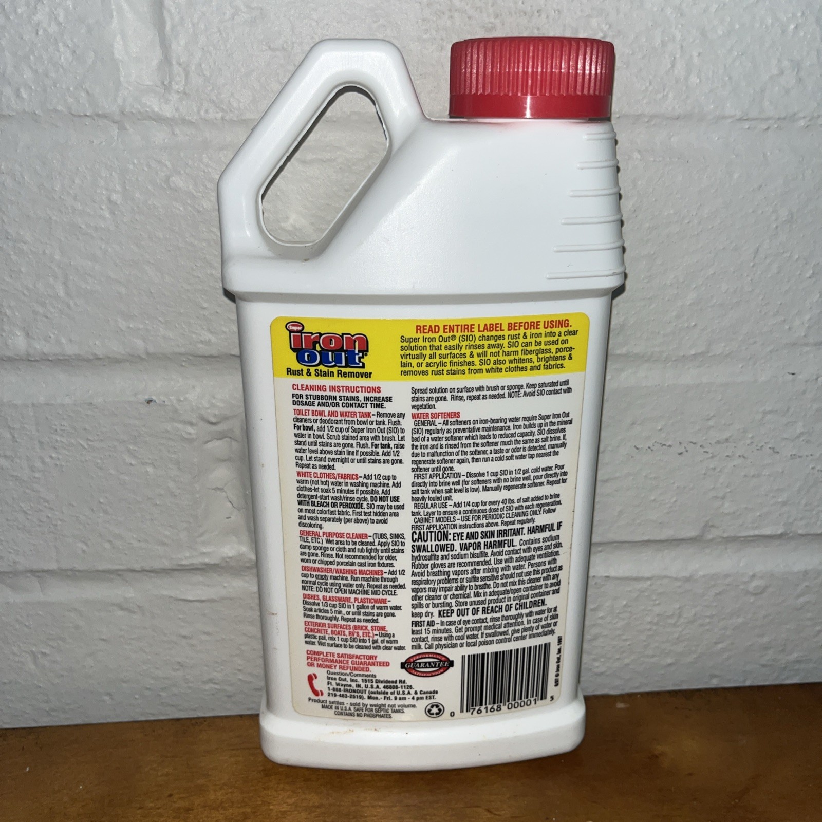 SUPER IRON OUT- Powder Rust Stain Remover 1 lb 2 oz, NOS, DISCONTINUED, Rare