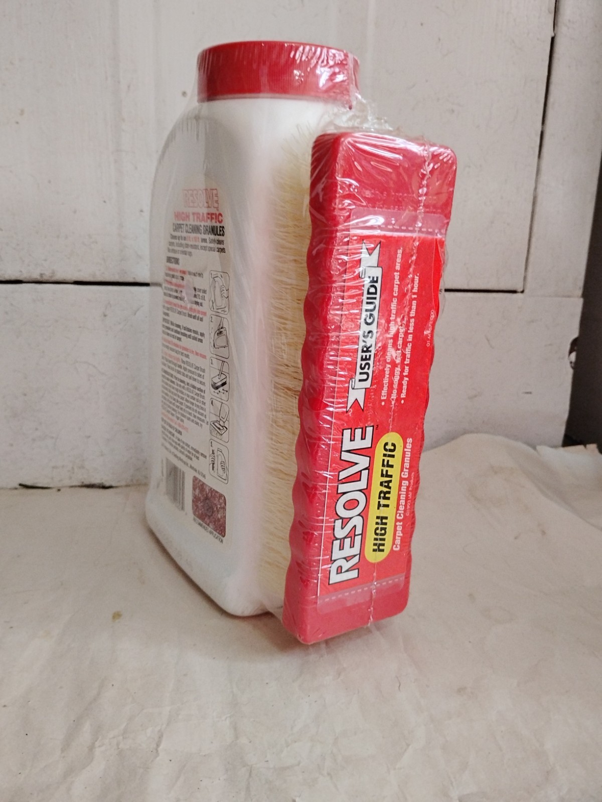 Resolve Carpet Cleaner Cleaning Brush Vintage Granules Discontinued High Traffic