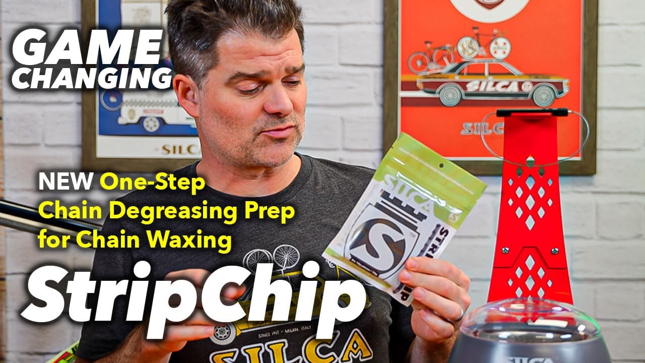 SILCA StripChip Hot Melt Wax Bike Chain Degreaser – 6 Individual Chips, 12g E…