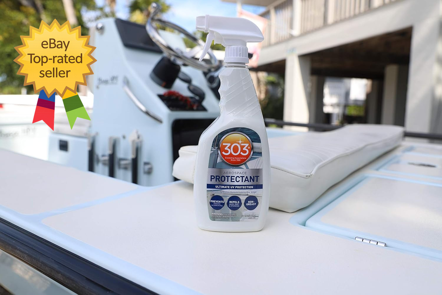Marine Aerospace Protectant Spray 32oz UV Protection Vinyl Cleaner Matte Finish