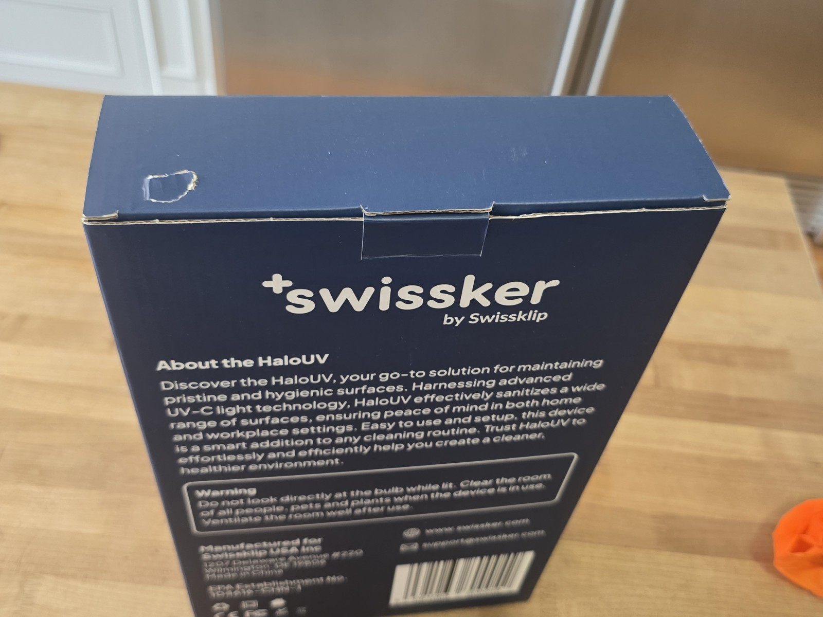 HaloUV Swissker by Swissklip, HaloClean UV Original, Home Disinfection Device