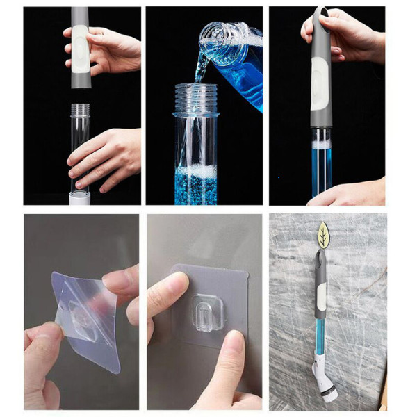 Electric Spin Scrubber Cordless Shower Scrubber Brush for Bathroom Tile Grout 26