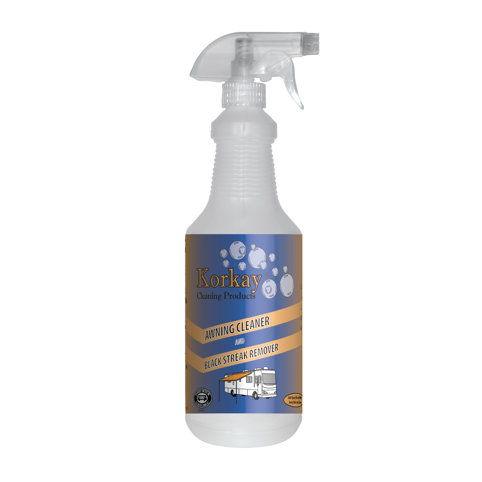 Korkay Awning Cleaner and Black Streak Remover #196 RVs Vinyl Patio Fence