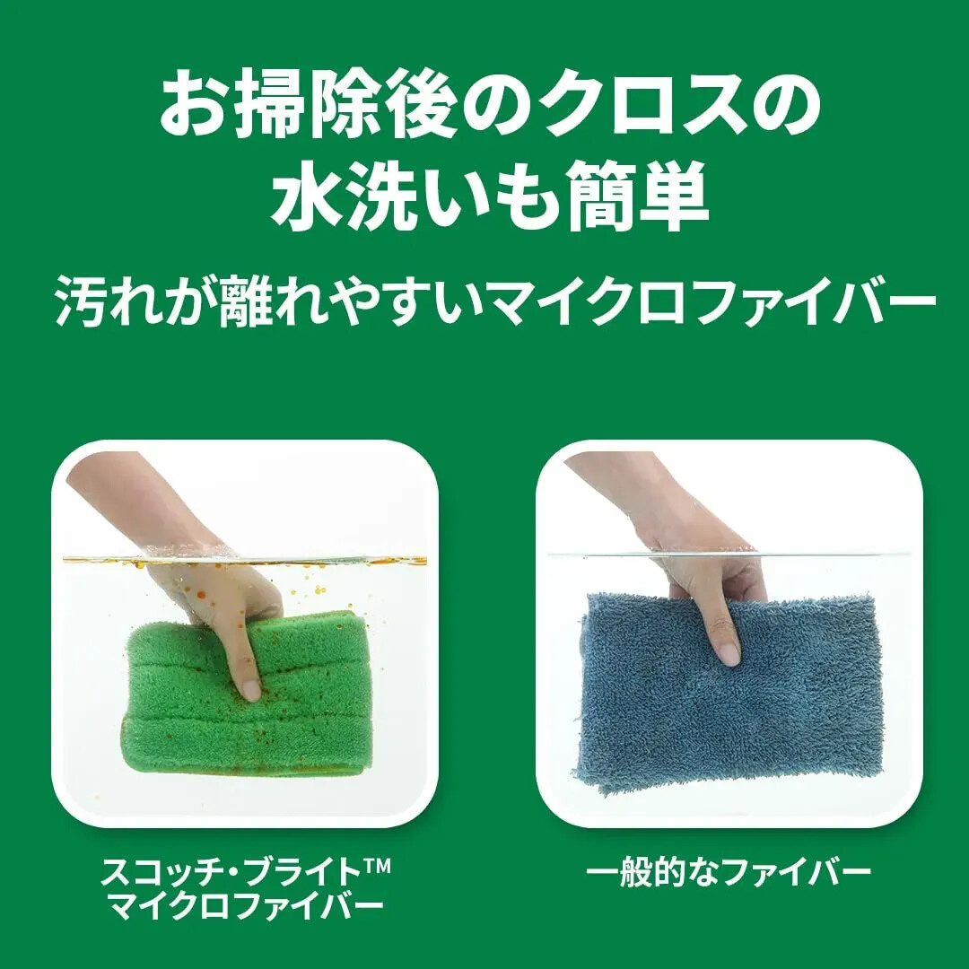 3M Scotch-Brite Floor Mop Microfiber Replacement Cloth FM-F1JR Made in Japan