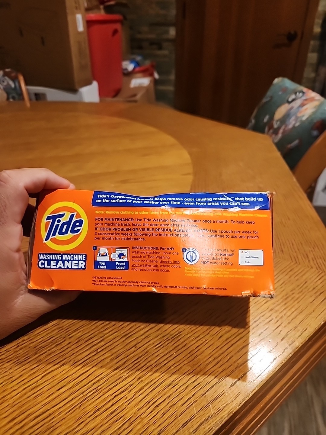 Tide Washing Machine Cleaner with Oxi Powder, Odor Eliminator and Washer Residue
