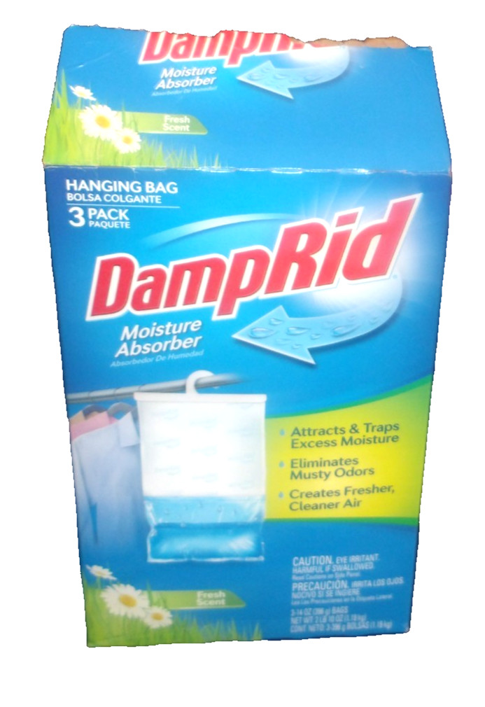 DampRid Max Moisture Absorber Time Released Fresh Scent Pack of 2