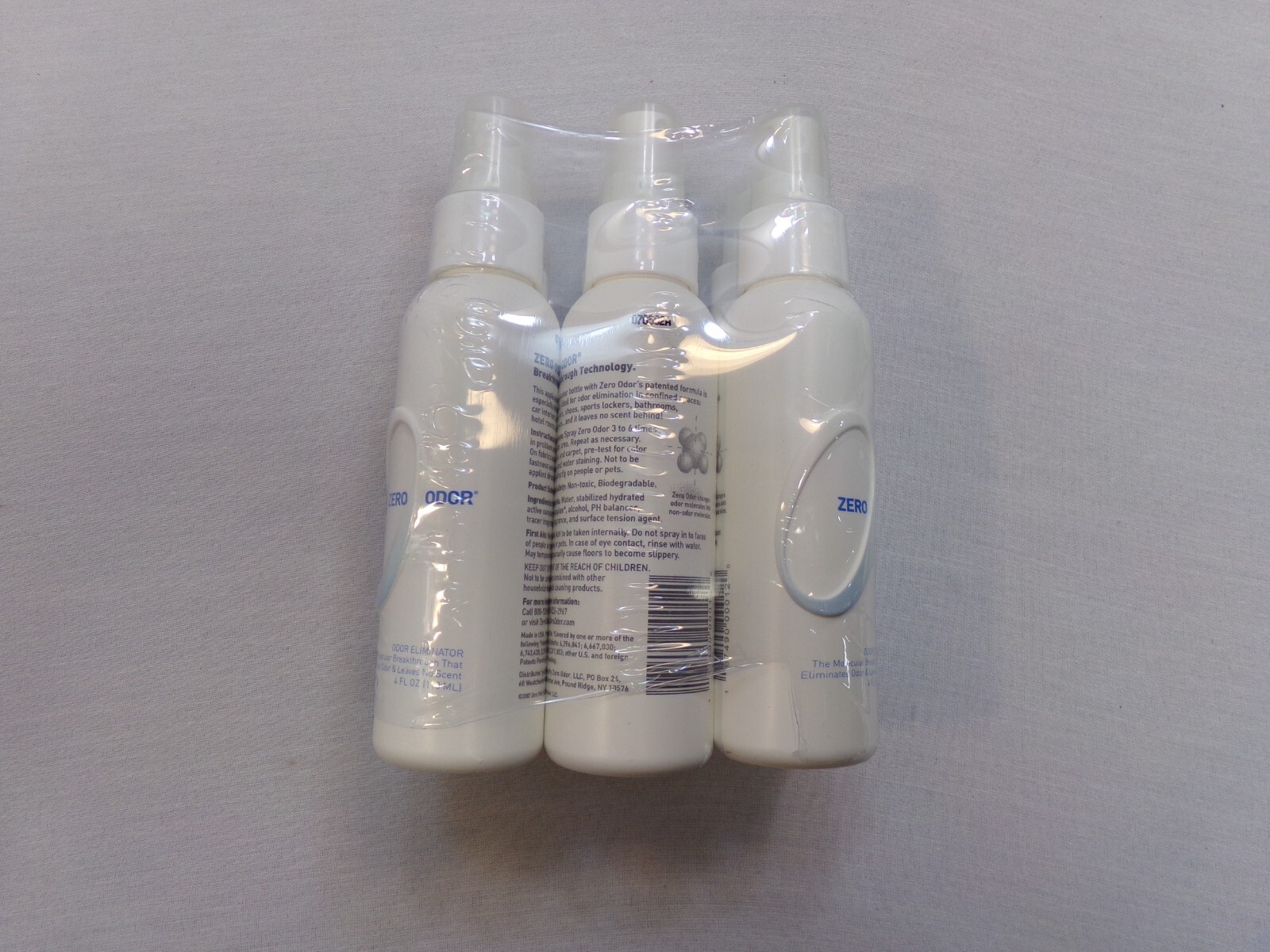 Zero Odor 4 oz. Bottles x6