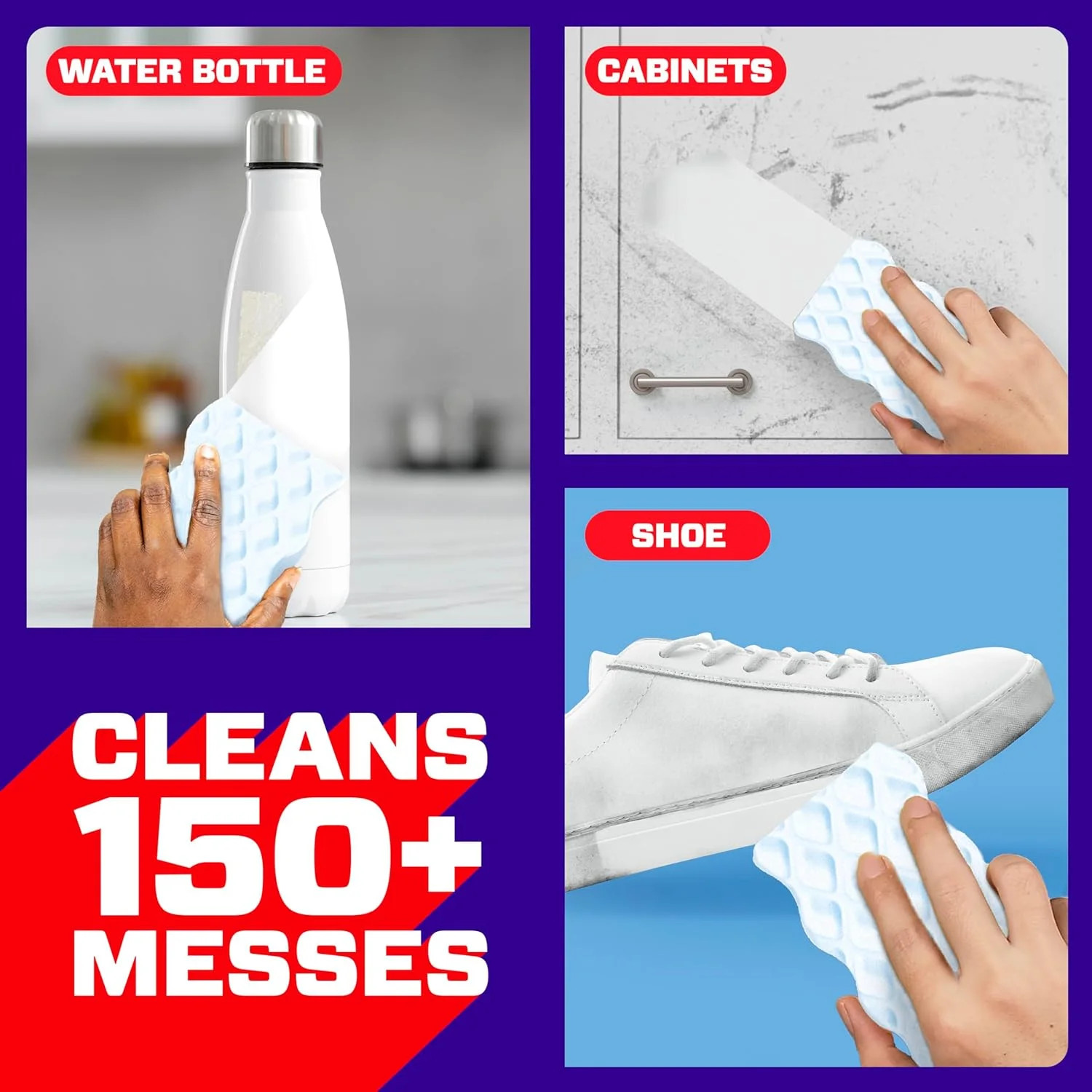 Mr. Clean Magic Eraser Sponge, All Purpose Cleaner, Cleaning Scrubber, Wall, Sne