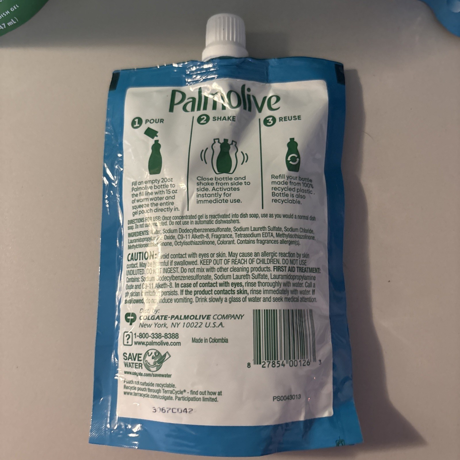 New Palmolive 4X Concentrated, Starter Kit, 1 Fresh Citrus + 2 Bonus Refill Lot