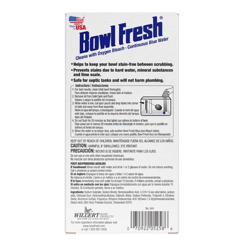 Automatic Toilet Bowl Cleaner Tablets 10 Pack Bleach Freshener Stain Remover New