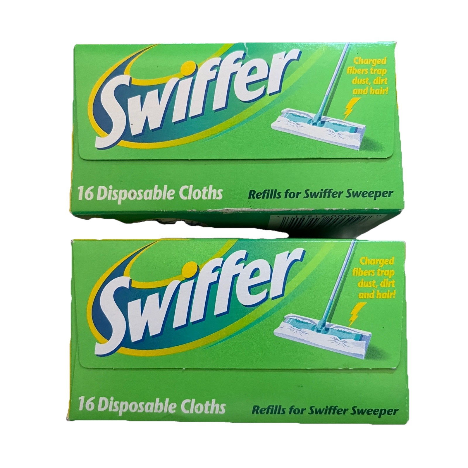 1998 Swiffer Refill For Swiffer Sweeper 16 Dust Cloths Movie Prop Set Of 2