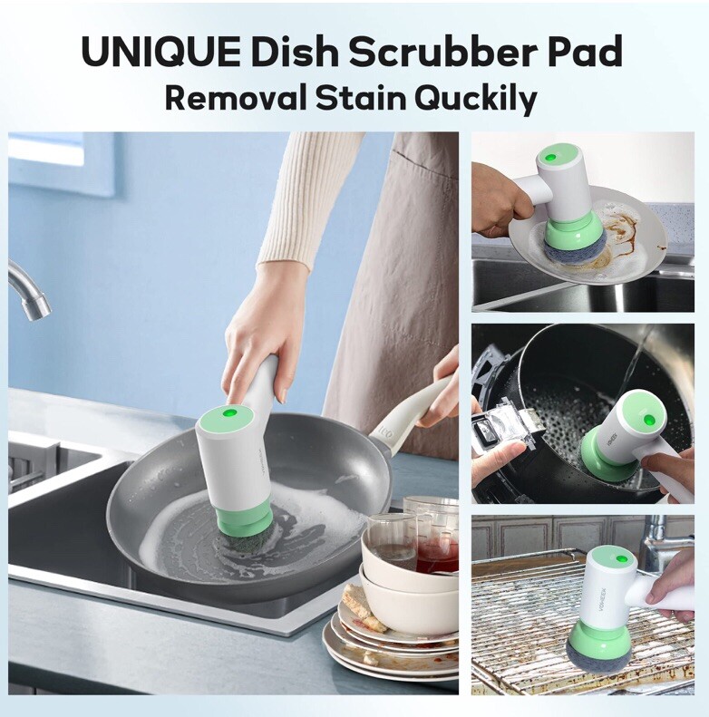 Voweek Electric Spin Scrubber Cordless Power Cleaning Brush | VW-SP01 | Blue