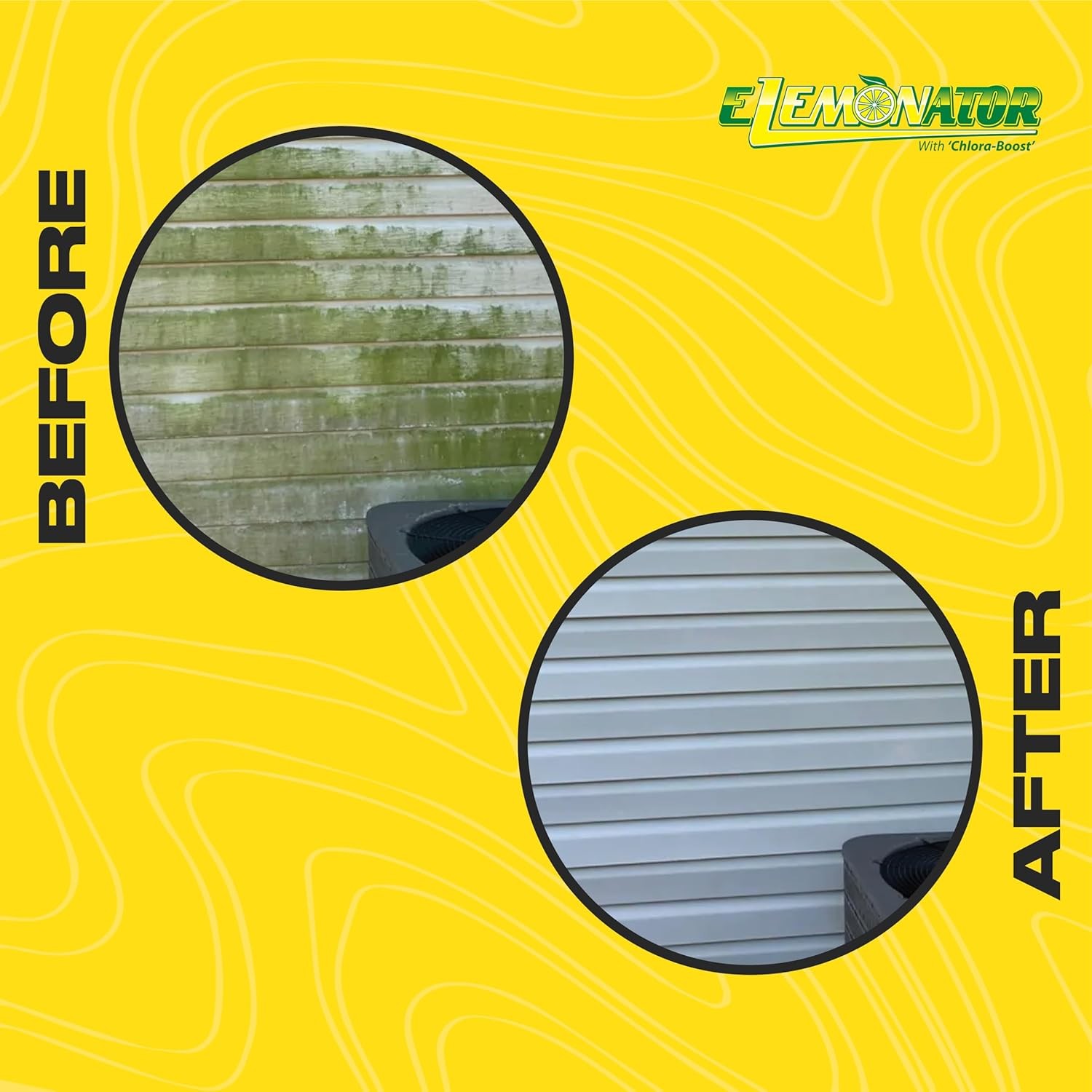 Elemonator W/ Chlora-Boost 1G Liquid House Wash Surfactant Siding Roof &