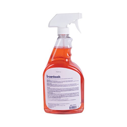 Boardwalk Natural Grease and Grime Cleaner, 32 oz Spray Bottle, 12/Carton