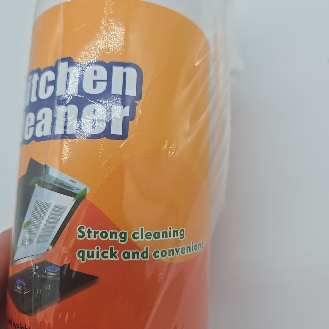 500ML Kitchen Foam Cleaner, Multipurpose Grease Cleaner Spray for Pots, Pans, Su