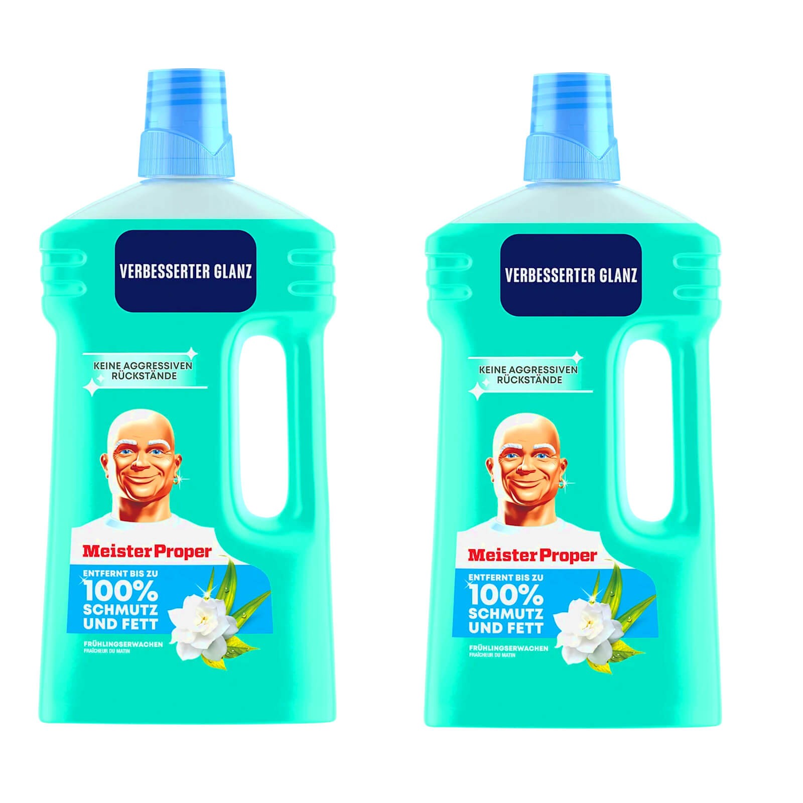2x 1 liter Mr. Proper All-Purpose Cleaner Spring Awakening Cleaning Agent 1.0L