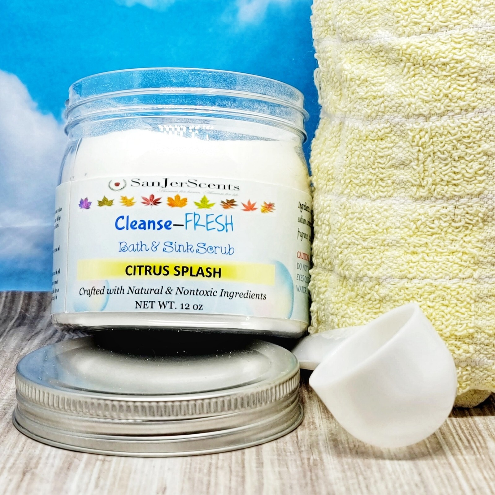 Sink & Tub Scrub Natural Environmentally Safe Cleanser