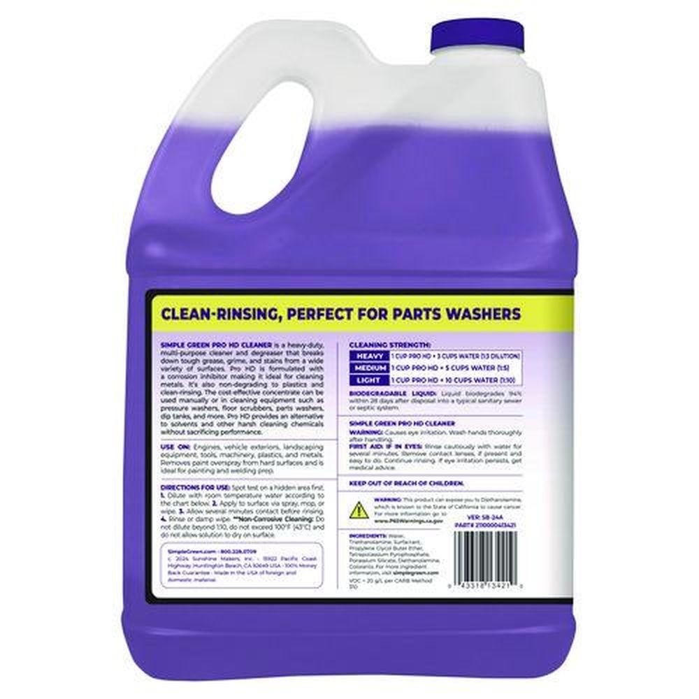 Simple Green 13421 Pro HD 1 gal Bottle Heavy-Duty Cleaner – Unscented (4/CT) New