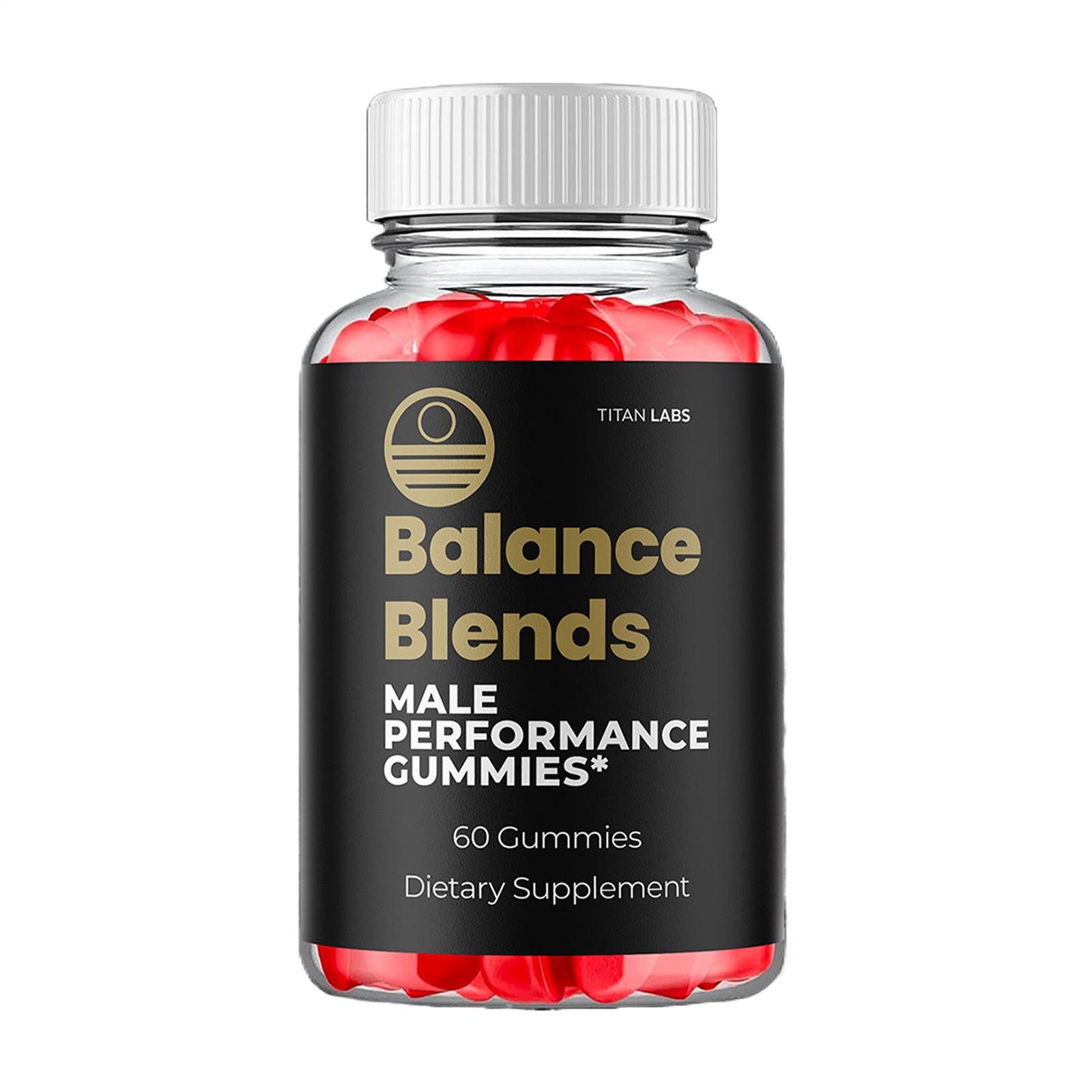 1 Pack Balance Blends Advanced Male Support Supplement BalanceBlends 60 Gummys