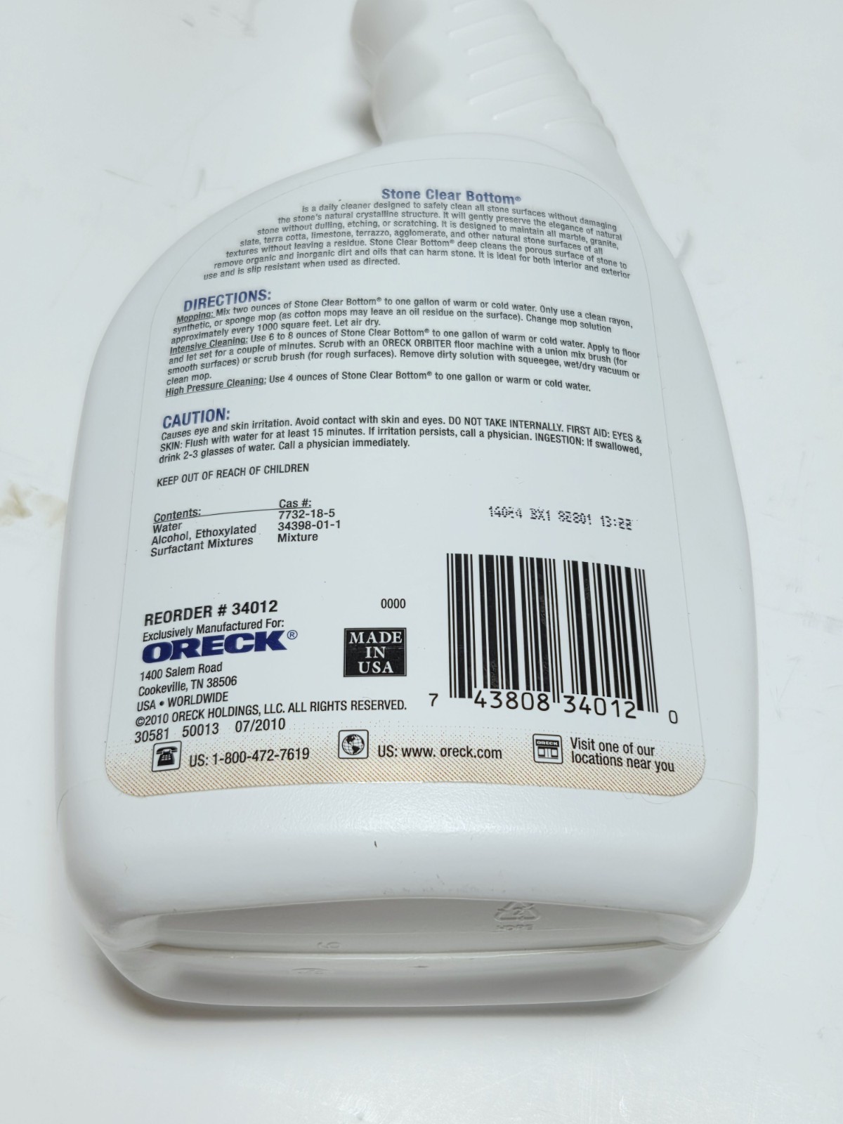 Oreck Pro Stone Floor Cleaner 32oz