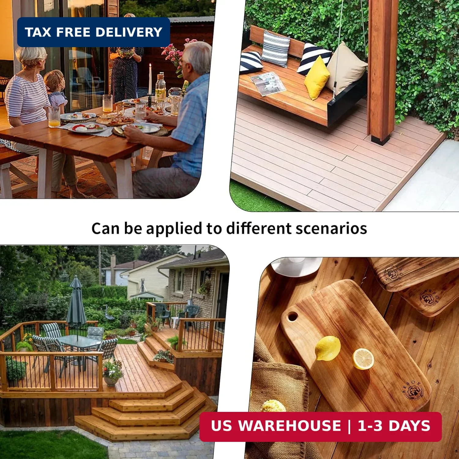 8 oz 100% Natural Pure Tung Oil for Wood Finishing Food Grade Safe, Waterproof T