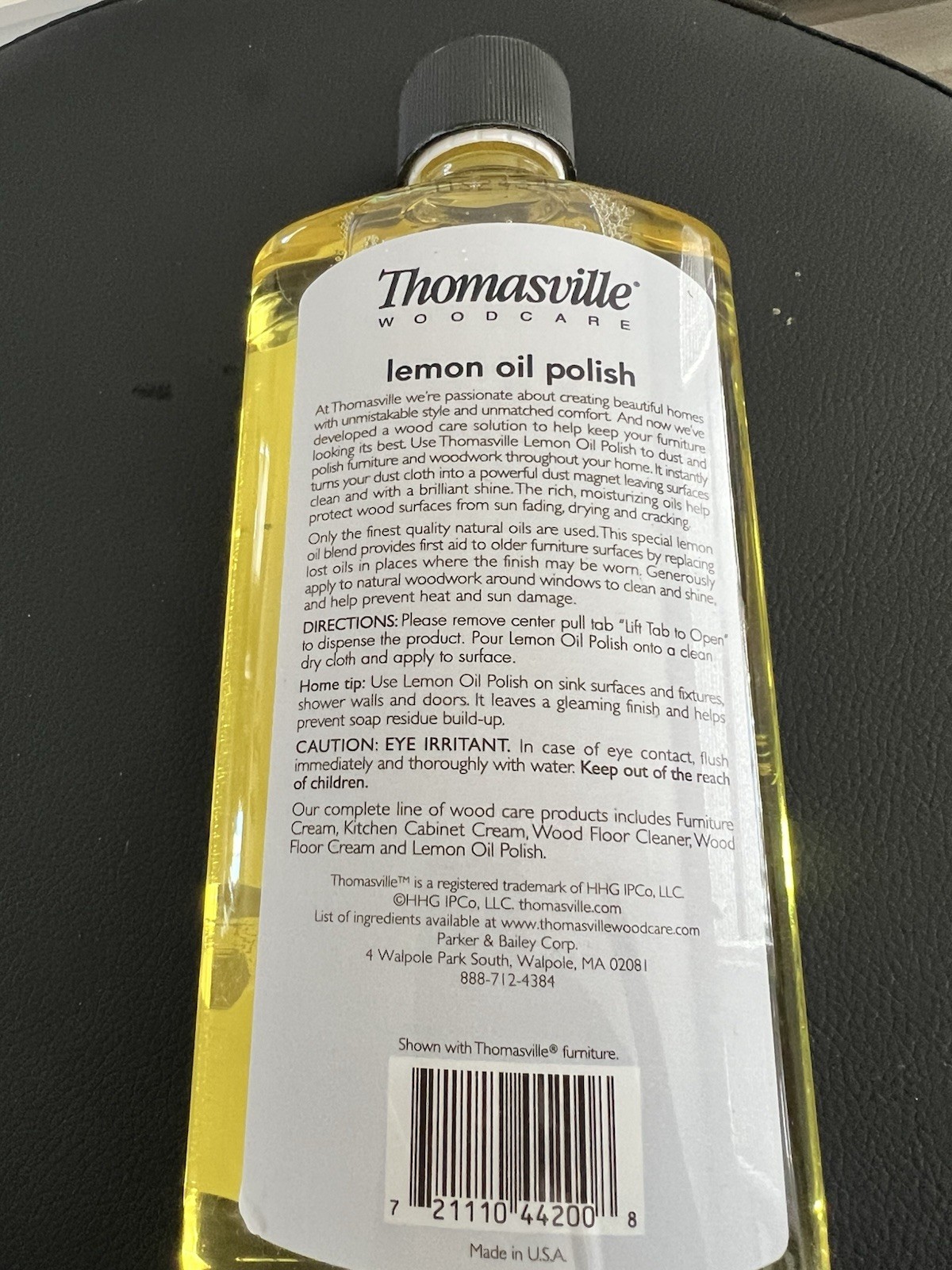 Thomasville Woodcare Lemon Furniture Oil Polish – 16 fl oz
