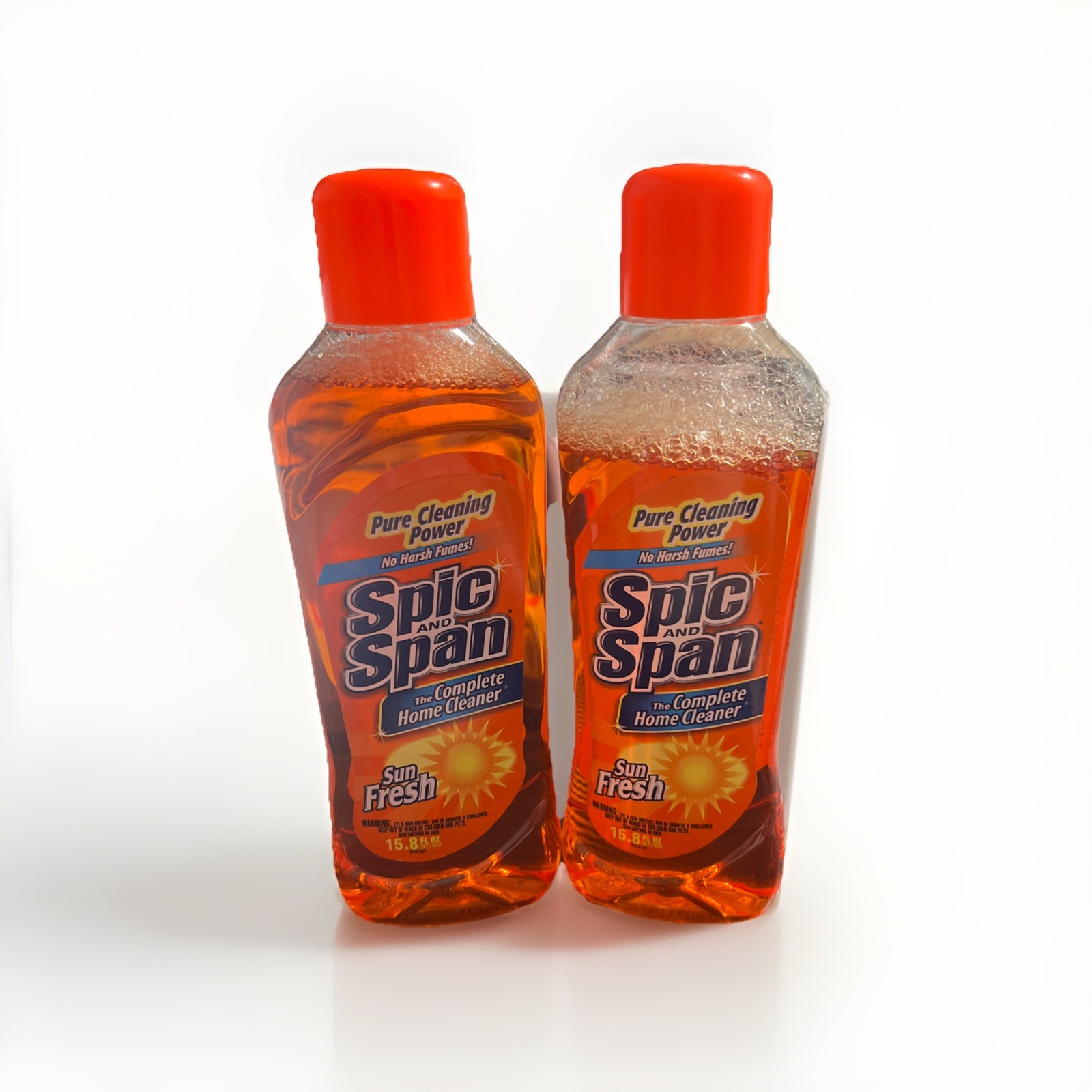 2 – Spic And Span Multi Surface Cleaner Sun Fresh Rare Discontinued 15.8 Oz.