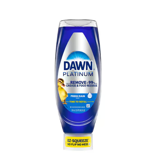 Platinum Ez-Squeeze Fresh Rain Scent Dish Soap 24.3 oz.