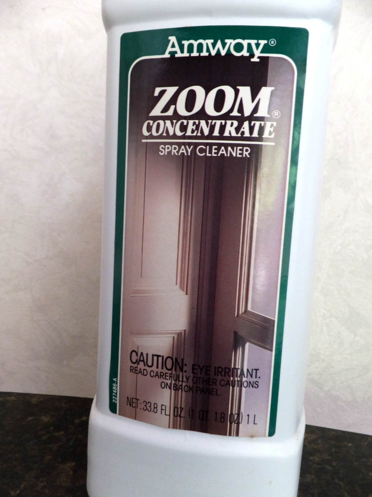 NOS 1992 Amway Zoom Spray Cleaner Concentrate 33.8 Fl Oz (1 Liter) Bottle