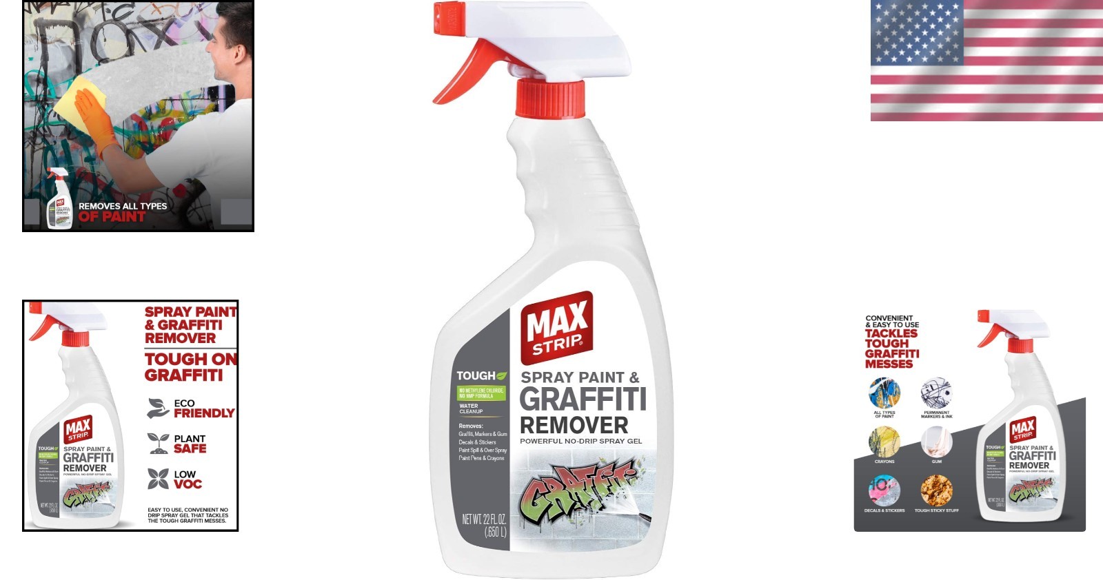 Fast-Acting 22 oz No-Drip Gel for Graffiti, Markers & More – Citrus Scent
