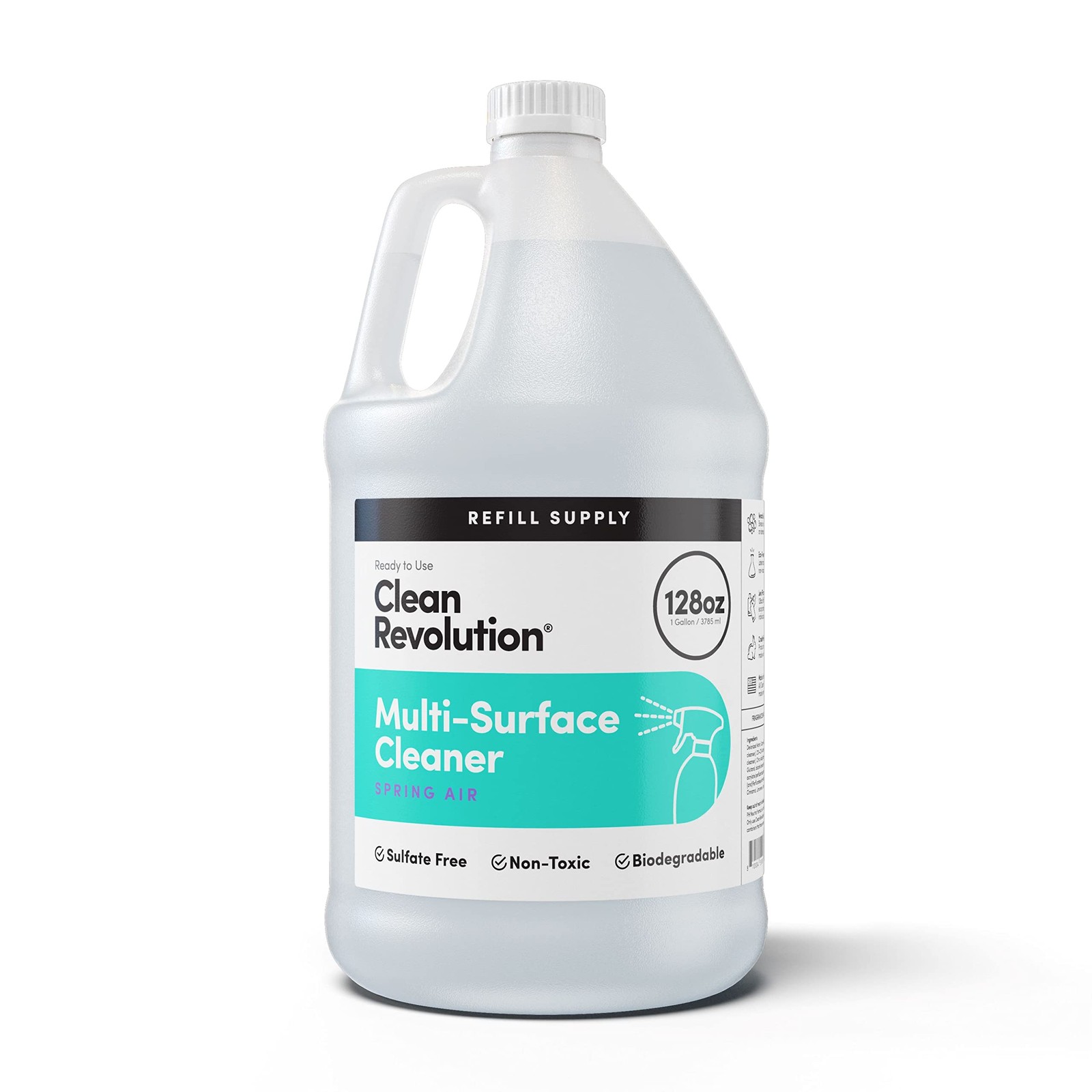 Clean Revolution Multi Surface Cleaner Refill Supply, NonToxic, EcoFriendly &…