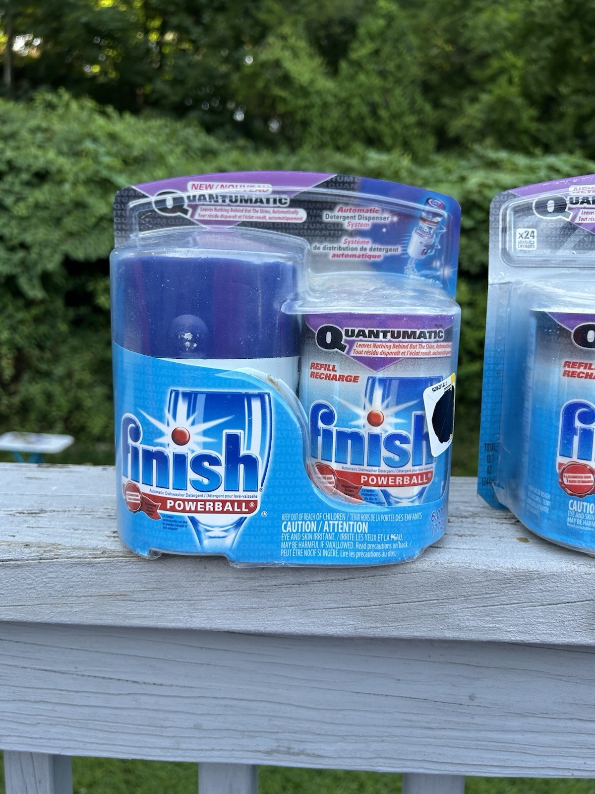Finish Powerball Automatic Detergent Kit Dispenser Refill Set + 2 Refills.