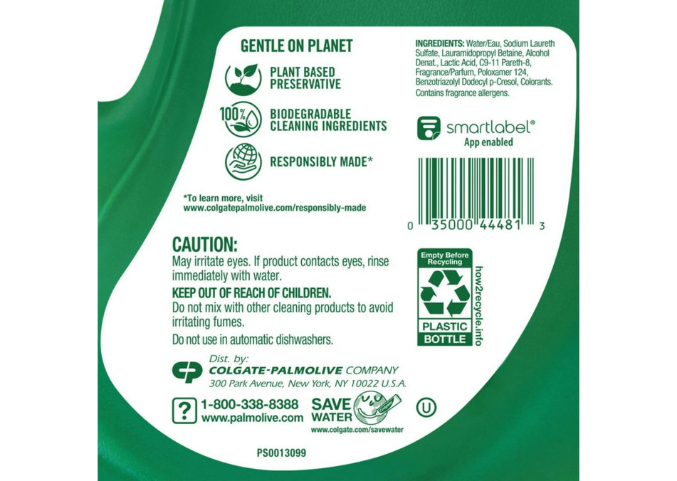 Palmolive Ultra Dishwashing Liquid 102oz Original Scent Soap