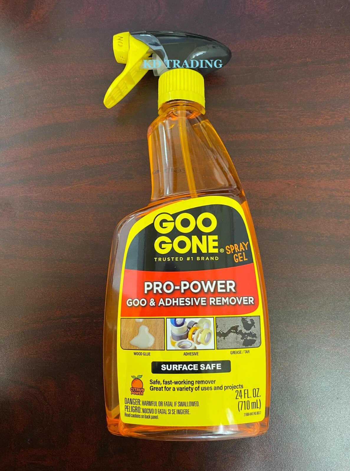 GOO GONE ~ PRO-POWER Adhesive Glue Wet Paint Grease Oil Ink Remover 24oz Spray