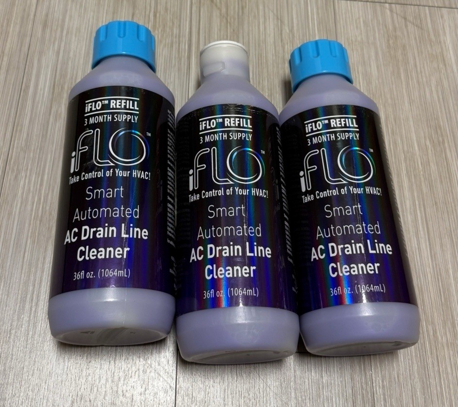 iFLO Extreme AC Drain Line Cleaner 36oz Cartridge 9 Month Supply