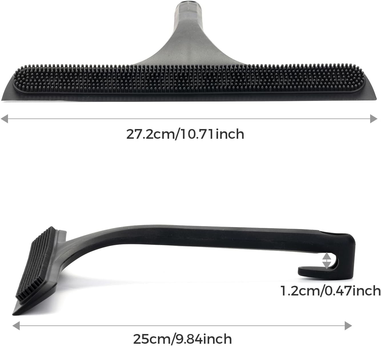 10.7“ Wide All-Purpose Shower Squeegee Glass Doors Squeegee Shower Glass W/ Hook