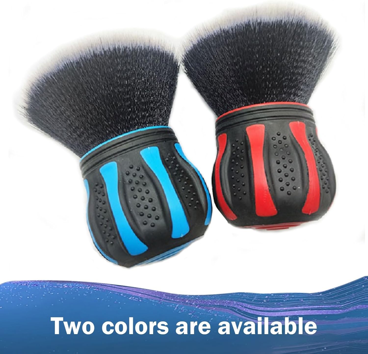 Interior Brush, Soft Bristles with Storage Rack, Beauty Size: 1 PcColor: Blue