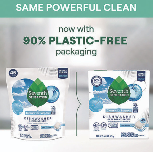 Seventh Generation Automatic Dishwasher Detergent Packs, Free and Clear 5/CT